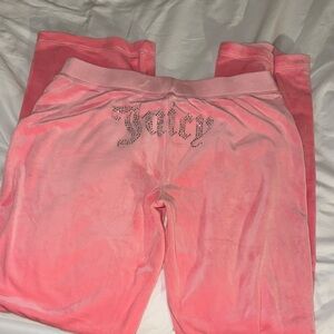 Juicy Couture Pink Velour Lounge Pants